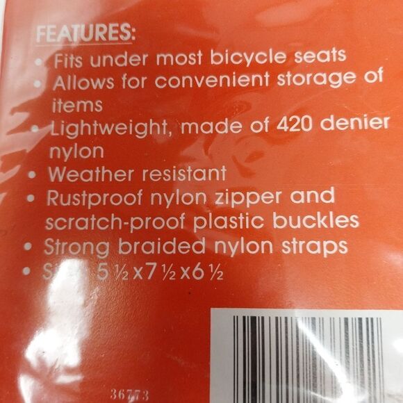 Wedge Seat Pack for Bicycle. Fits most bikes. - Picture 3 of 9